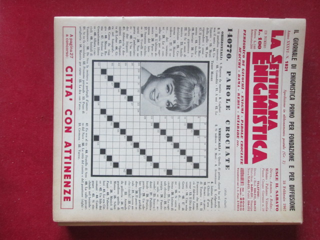 SETTIMANA ENIGMISTICA  1821 1967 TERRY MOORE [H057]2