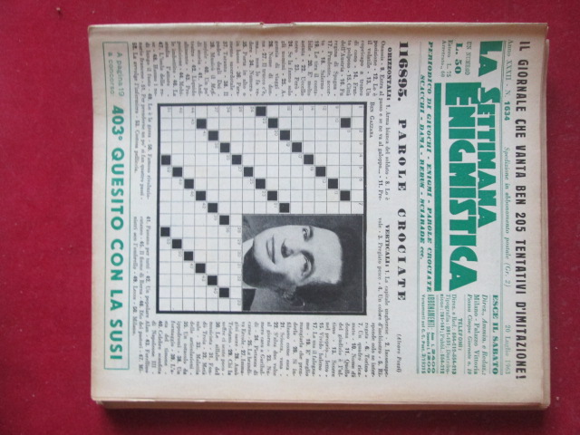 SETTIMANA ENIGMISTICA  1634 1963  [H057]1