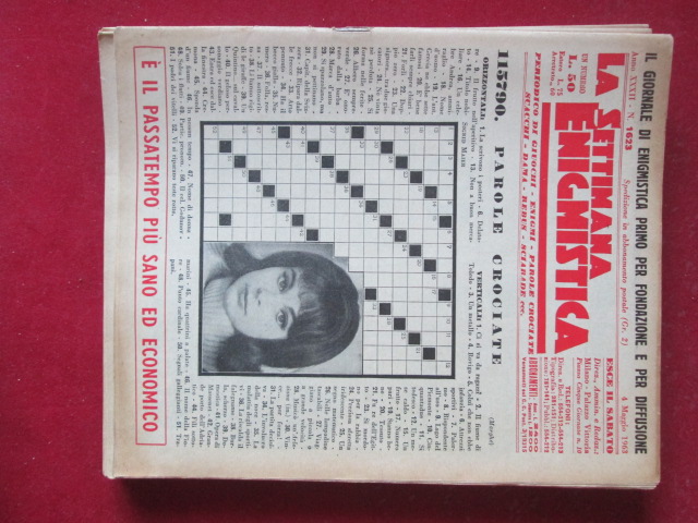 SETTIMANA ENIGMISTICA  1623 1963  [H057]1