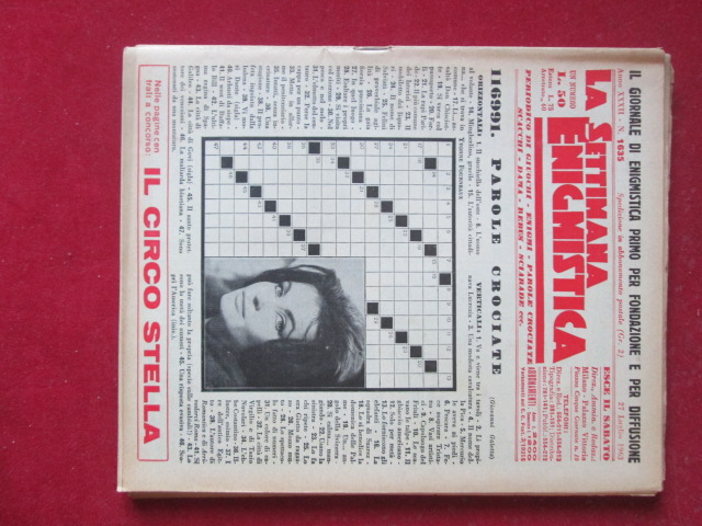 SETTIMANA ENIGMISTICA  1635 1963  [H057]1