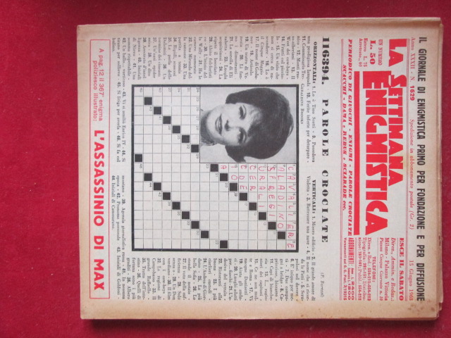 SETTIMANA ENIGMISTICA  1629 1963  [H057]1