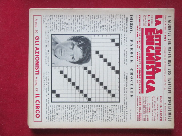 SETTIMANA ENIGMISTICA  1956 1969  [H057]1