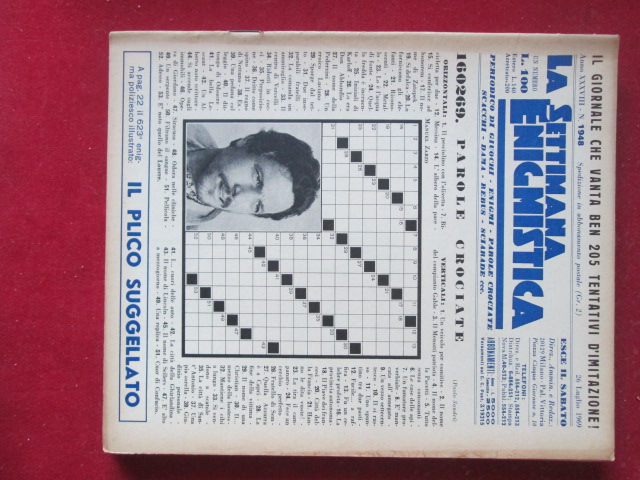 SETTIMANA ENIGMISTICA  1948 1969  [H057]1
