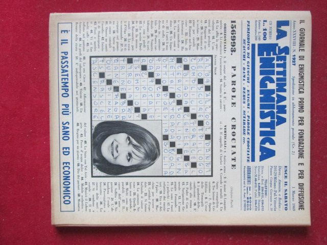 SETTIMANA ENIGMISTICA  1927 1969  [H057]1