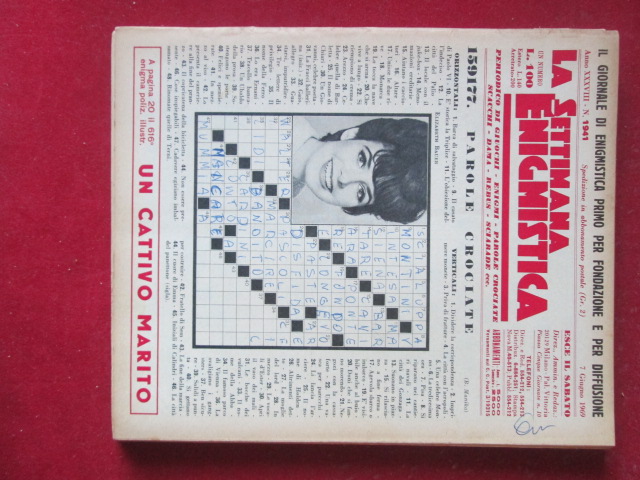 SETTIMANA ENIGMISTICA  1941 1969  [H057]1