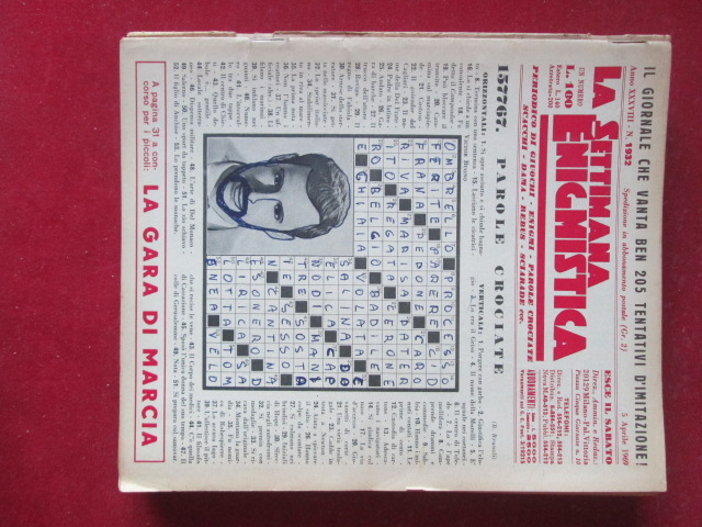 SETTIMANA ENIGMISTICA  1932 1969  [H057]1