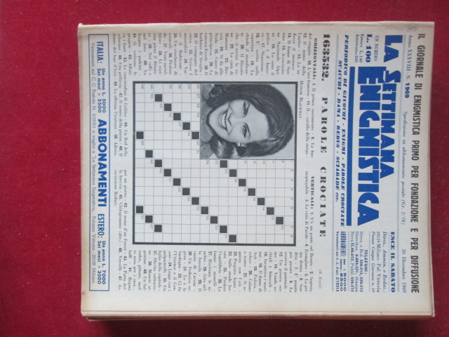 SETTIMANA ENIGMISTICA  1969 1969  [H057]1