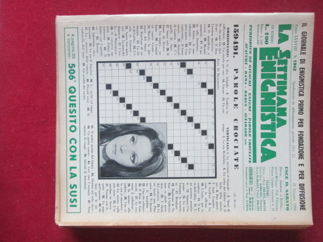 SETTIMANA ENIGMISTICA  1943 1969  [H057]1