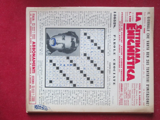SETTIMANA ENIGMISTICA  1860 1967  [H059]2