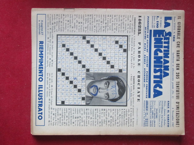 SETTIMANA ENIGMISTICA  1858 1967  [H059]1