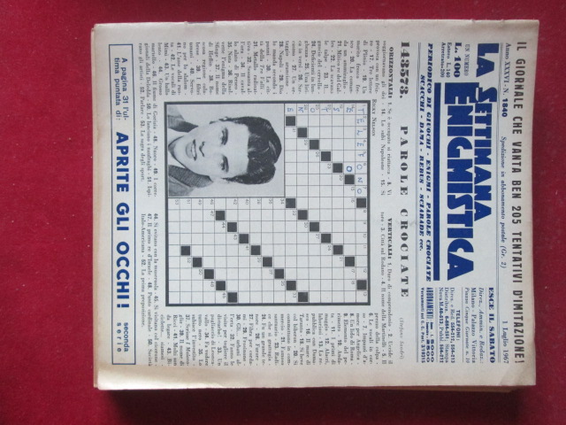SETTIMANA ENIGMISTICA  1840 1967  [H059]1