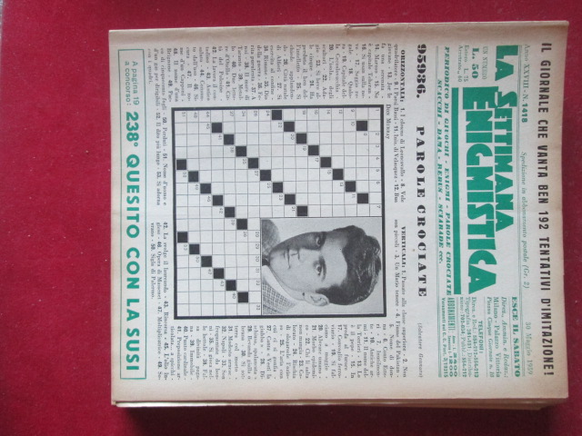 SETTIMANA ENIGMISTICA  1418 1959  [H059]1