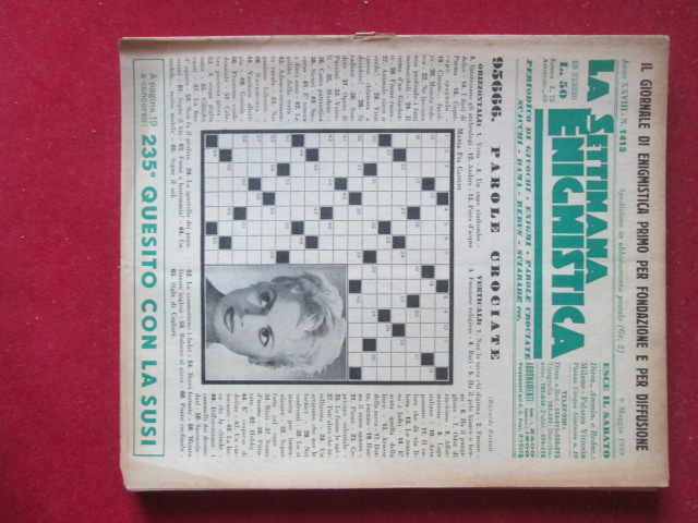 SETTIMANA ENIGMISTICA  1415 1959  [H059]1