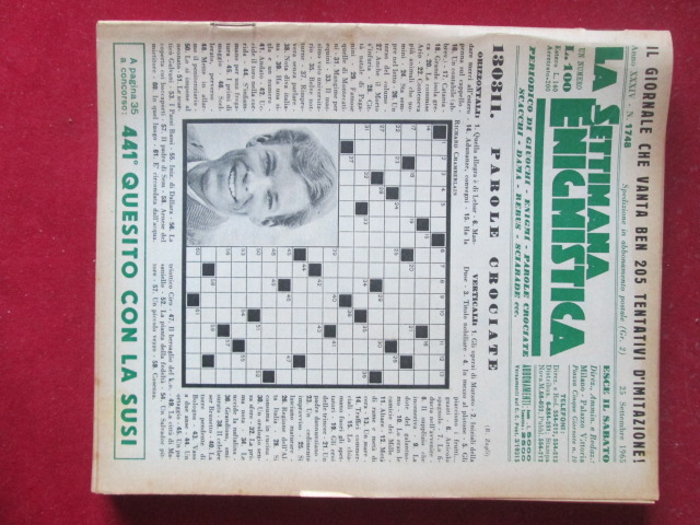 SETTIMANA ENIGMISTICA  1748 1965 RICHARD CHAMBERLAIN [H059]1