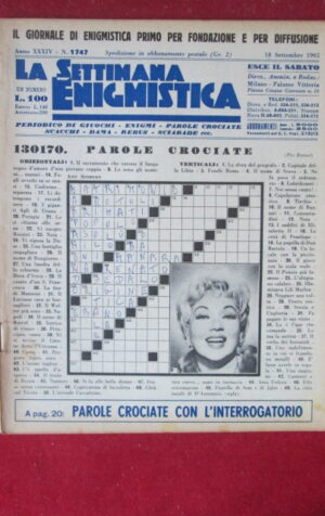 SETTIMANA ENIGMISTICA  1747 1965  [H059]1