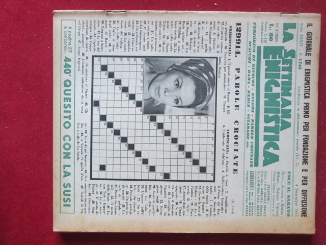 SETTIMANA ENIGMISTICA  1745 1965  [H059]1