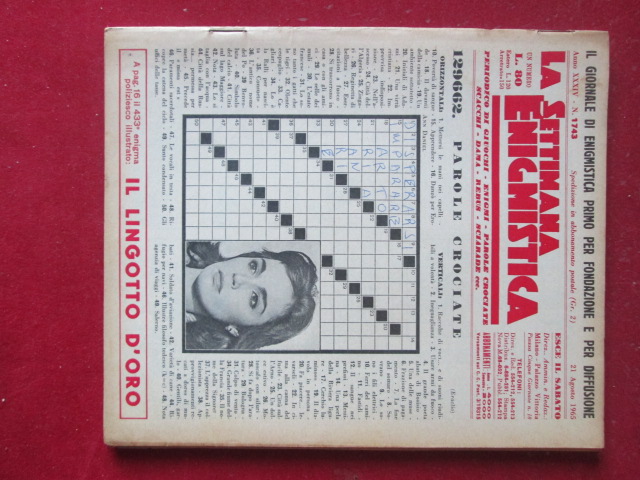 SETTIMANA ENIGMISTICA  1743 1965  [H059]2