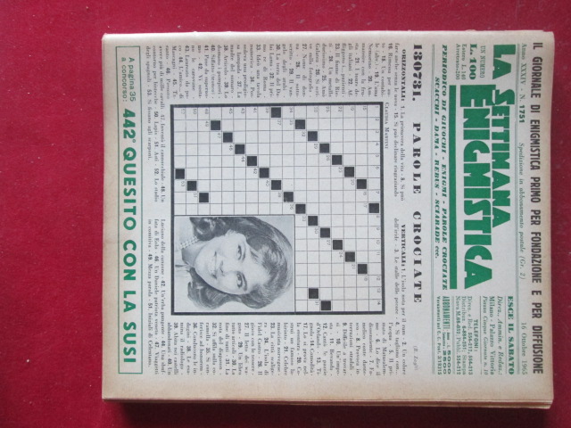 SETTIMANA ENIGMISTICA  1751 1965  [H059]1