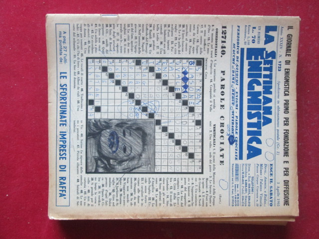 SETTIMANA ENIGMISTICA  1723 1965  [H059]1