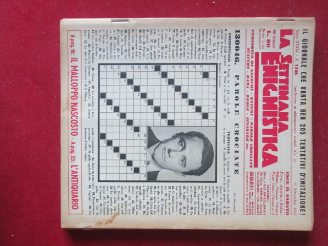 SETTIMANA ENIGMISTICA  1746 1965  [H059]2