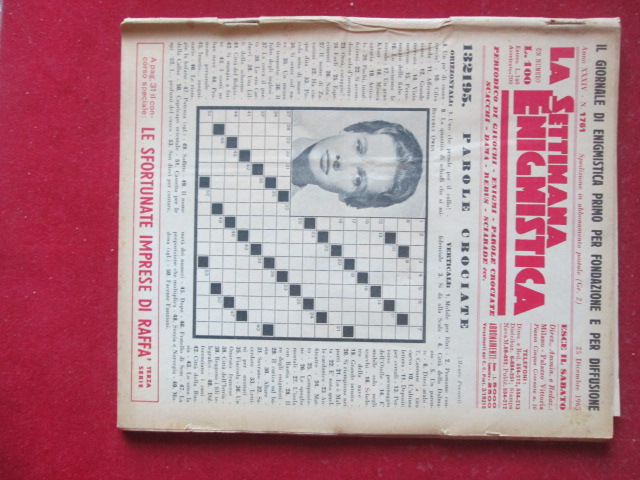 SETTIMANA ENIGMISTICA  1761 1965  [H059]1