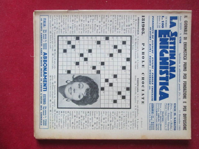 SETTIMANA ENIGMISTICA  1759 1965  [H059]2