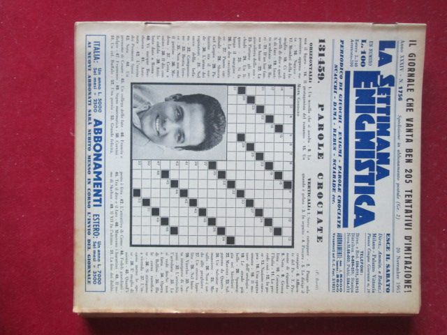 SETTIMANA ENIGMISTICA  1756 1965  [H059]1
