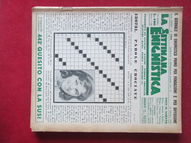 SETTIMANA ENIGMISTICA  1751 1965  [H059]2