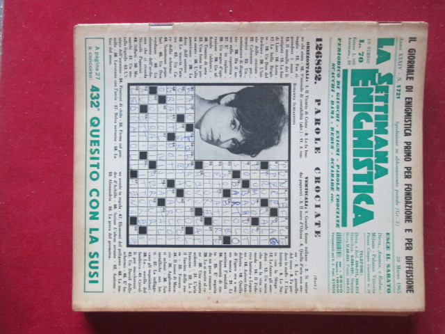 SETTIMANA ENIGMISTICA  1721 1965  [H059]1