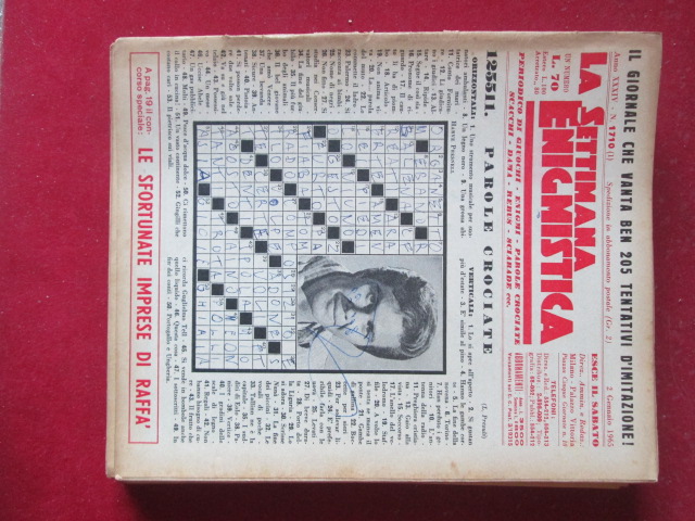 SETTIMANA ENIGMISTICA  1710 1965  [H059]1