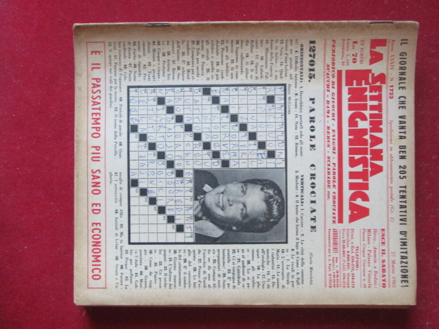 SETTIMANA ENIGMISTICA  1722 1965  [H059]1