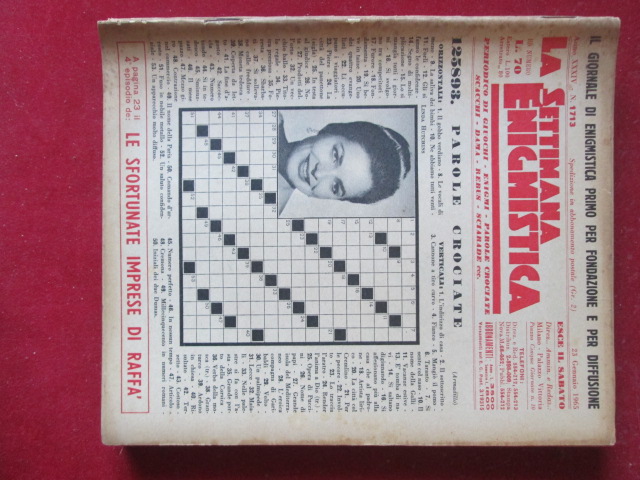 SETTIMANA ENIGMISTICA  1713 1965  [H059]1