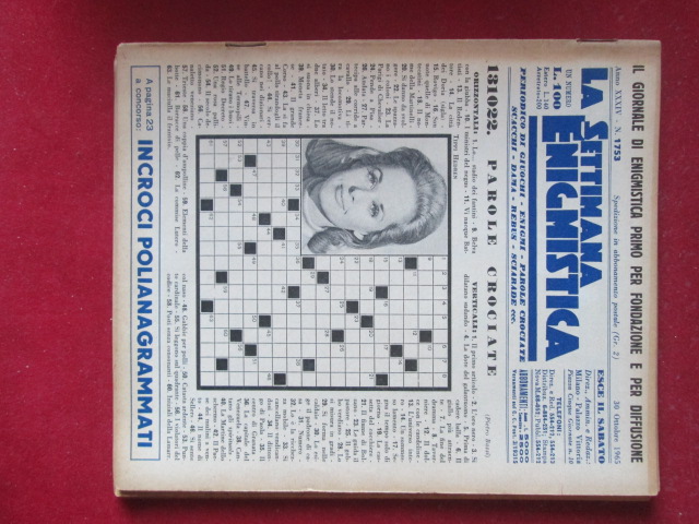 SETTIMANA ENIGMISTICA  1753 1965  [H059]2