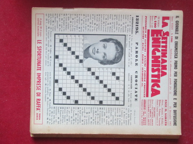 SETTIMANA ENIGMISTICA  1761 1965  [H059]2
