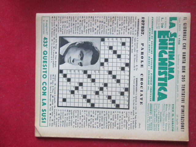 SETTIMANA ENIGMISTICA  1724 1965  [H059]2