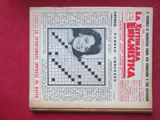 SETTIMANA ENIGMISTICA  1725 1965  [H059]2