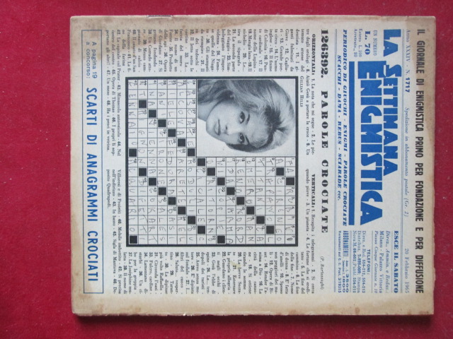 SETTIMANA ENIGMISTICA  1717 1965  [H059]2