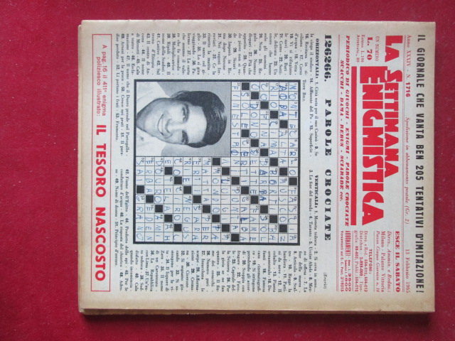 SETTIMANA ENIGMISTICA  1716 1965  [H059]2