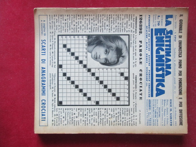 SETTIMANA ENIGMISTICA  1717 1965  [H059]3