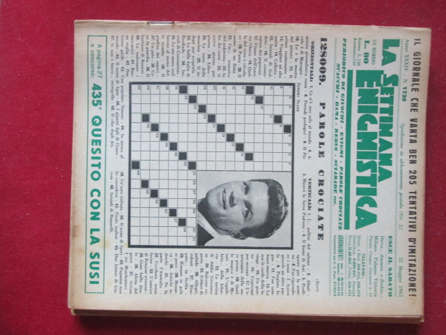 SETTIMANA ENIGMISTICA  1730 1965  [H059]1