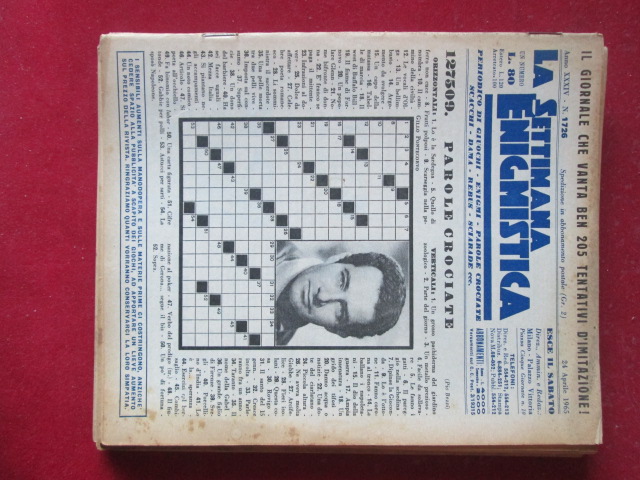 SETTIMANA ENIGMISTICA  1726 1965  [H059]1