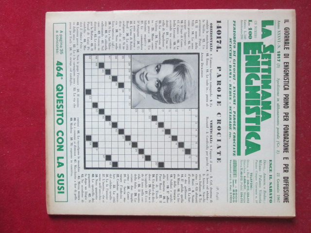 SETTIMANA ENIGMISTICA  1817 1967  [H059]2