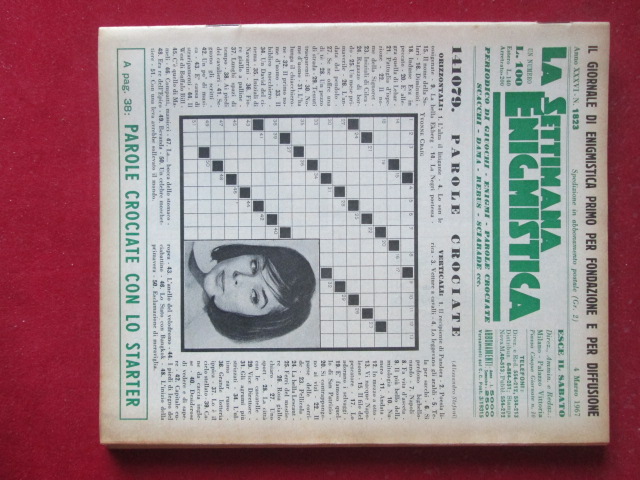 SETTIMANA ENIGMISTICA  1823 1967  [H059]2