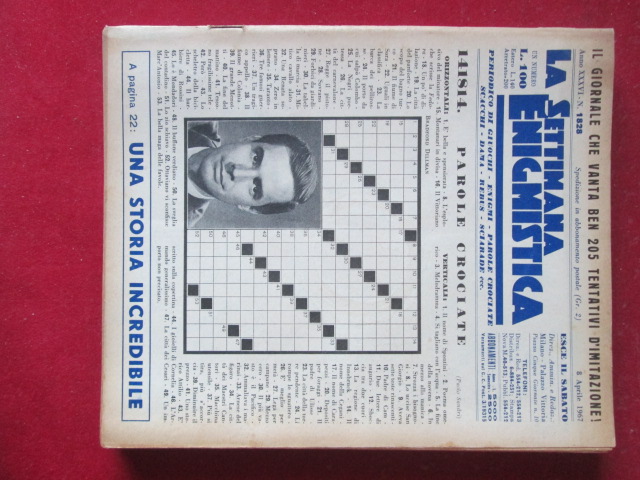 SETTIMANA ENIGMISTICA  1828 1967  [H059]2