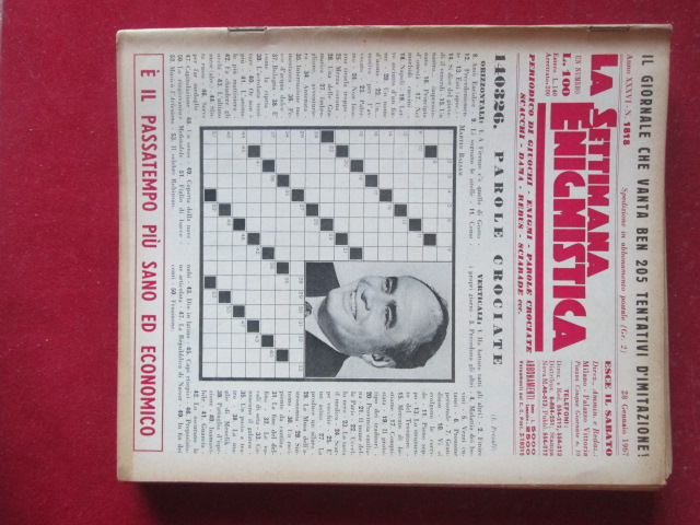 SETTIMANA ENIGMISTICA  1818 1967  [H059]1