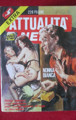 ATTUALITA NERA EXTRA 86 1987 FUMETTO EROTICO EDIFUMETTO [SIT10]