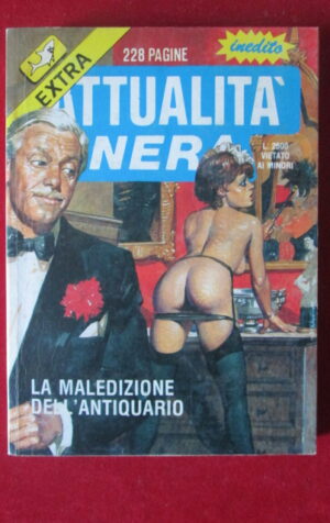 ATTUALITA NERA EXTRA 26 1989 FUMETTO EROTICO EDIFUMETTO [SIT9]