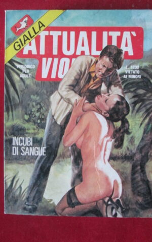 ATTUALITA GIALLA 66 1987 FUMETTO EROTICO EDIFUMETTO [SIT12]