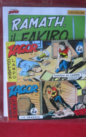 ZAGOR LE STRISCE RISTAMPA ANASTATICA USCITA 64 + FASCICOLO  [MV3]