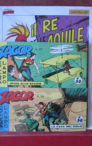 ZAGOR LE STRISCE RISTAMPA ANASTATICA USCITA 67 + FASCICOLO  [MV3]
